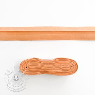 Lemovací proužek bavlna - 3 m peach