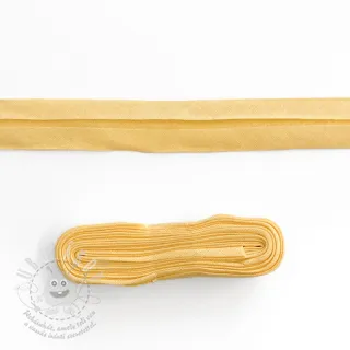 Lemovací proužek bavlna - 3 m light yellow