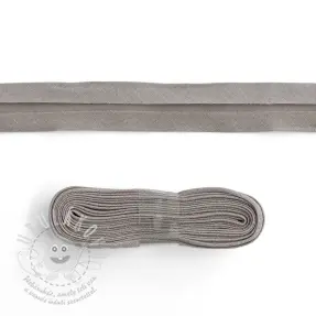 Lemovací proužek bavlna - 3 m grey