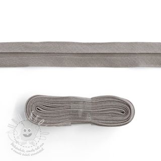 Lemovací proužek bavlna - 3 m grey