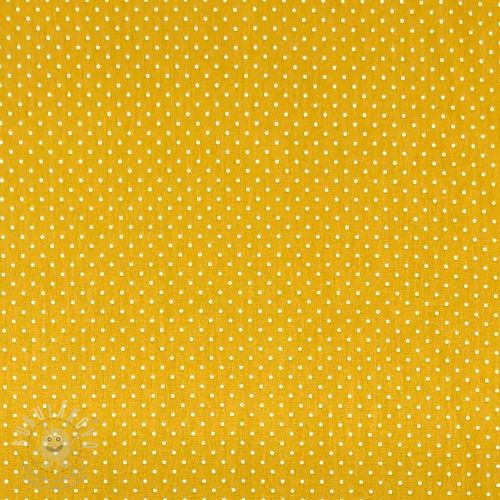 Bavlněná látka Petit dots ochre