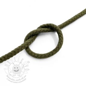 Bavlněná šňůra 5 mm camo green