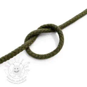 Bavlněná šňůra 5 mm camo green
