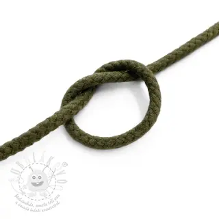 Bavlněná šňůra 5 mm camo green