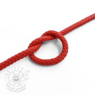 Bavlněná šňůra 5 mm red