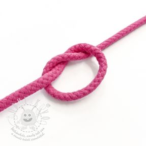 Bavlněná šňůra 5 mm fuchsia