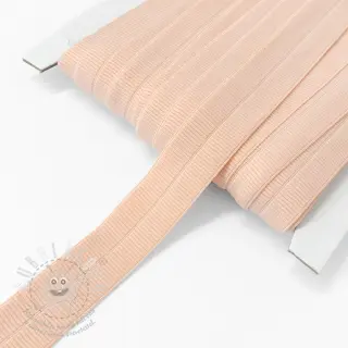 Lemovací guma matná 20 mm RIB salmon