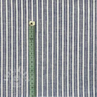 Len s bavlnou Lira big stripe jeans