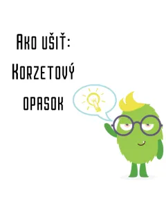 Ako ušiť - Korzetový opasok