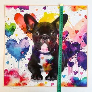 Umělá kůže KARIA French Bulldog PANEL