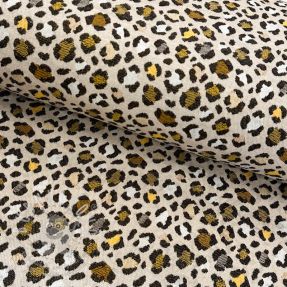 Dekorační látka jacquard PUMA ALLOVER JAUNE