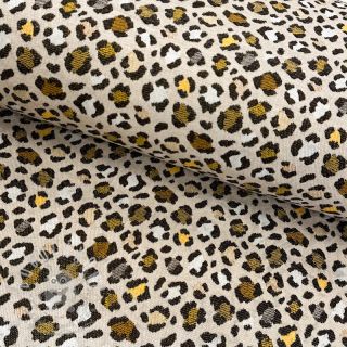 Dekorační látka jacquard PUMA ALLOVER JAUNE