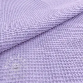 Bavlna s vaflovou vazbou bright lilac