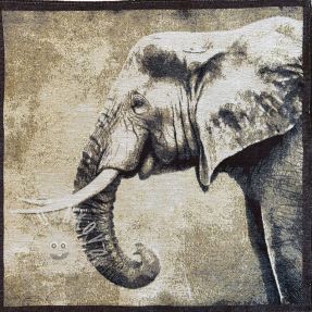 Dekorační látka jacquard Elephant panel