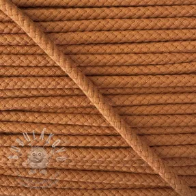 Bavlněná šňůra 8 mm caramel