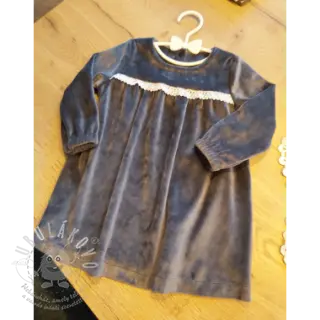 Kojenecký plyš dark grey