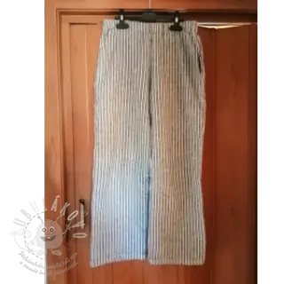 Len s bavlnou Lira big stripe black