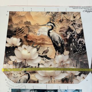 Dekorační látka BAG Heron panel