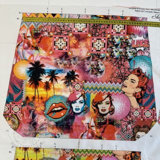 Dekorační látka BAG Kiss panel