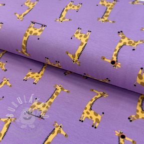 Úplet Giraffes lavender