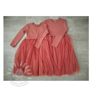 Tyl na TUTU ROYAL SPARKLE rust gold