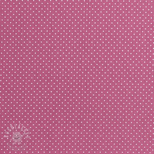 Bavlněná látka Petit dots mauve