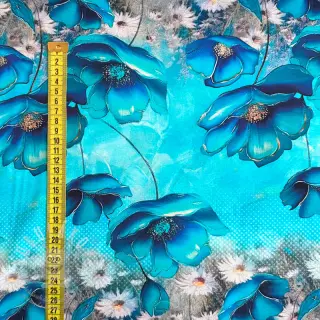 Úplet Blue love digital print
