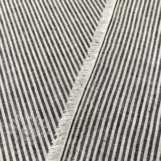 Len s bavlnou Lira medium stripe black