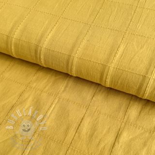 Bavlněná látka VOILE DOBBY ochre