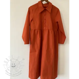 Bavlněný popelín orange