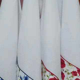Bavlna s vaflovou vazbou white