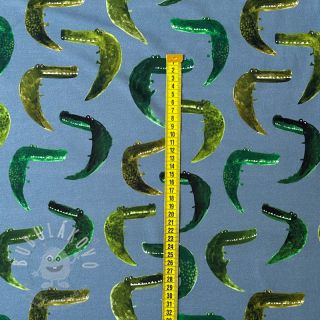 Teplákovina Crocodile jeans digital print