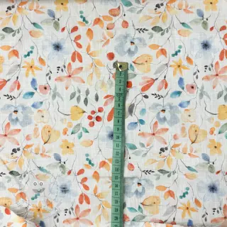 Len s bavlnou Pretty florals deisgn D digital print