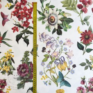 Dekorační látka Sigrid flowers digital print