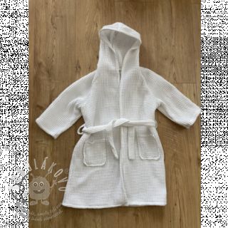 Bavlna s vaflovou vazbou white