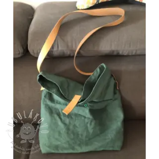Len předepraný 170 g forest green