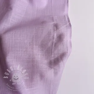 Bavlněná látka se lnem lilac