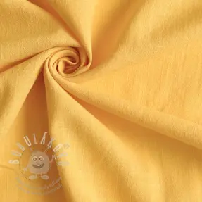 Bavlněná látka se lnem yellow