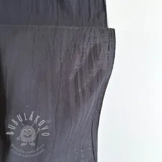 Bavlněná látka se lnem dark grey