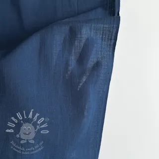 Bavlněná látka se lnem jeans
