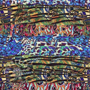Viskóza Dimulti blue digital print