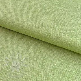 Len s bavlnou Fishbone lime
