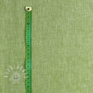 Len s bavlnou Fishbone lime