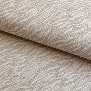 Dvojitá gázovina/mušelín Animal pattern taupe