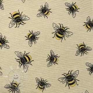 Dekorační látka GOBELIN PREMIUM Bumble Bee Family