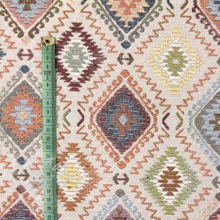 Dekorační látka GOBELIN PREMIUM Indian Kelim Tapestry