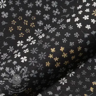 Dekorační látka jacquard Flower Mix Sprinkle metallic deluxe