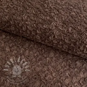 Umělá kožešina Curly mocha