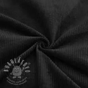 Manšestr 6W WASHED STRETCH black