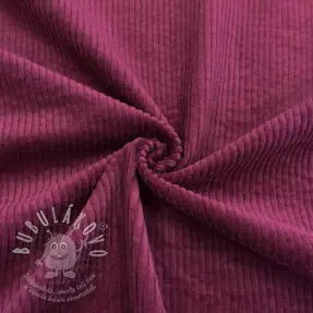 Manšestr 6W WASHED STRETCH berry
